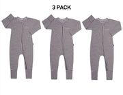Bonds Baby Wondersuit Two-way Zip Soft Cosy & Stretchable Fabric 3 Pack BZDYM