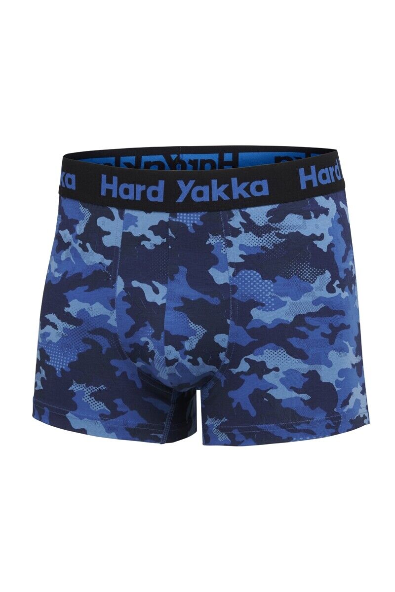 FATHER'S DAY SALE! Hard Yakka Mens Trunk 5 Pack Elastic Trunks Underwear Y26578