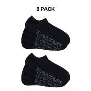 Bonds Mens Logo Lightweight No Show Comfy Mesh Cooling Zone Socks 8 Pack SXN64N