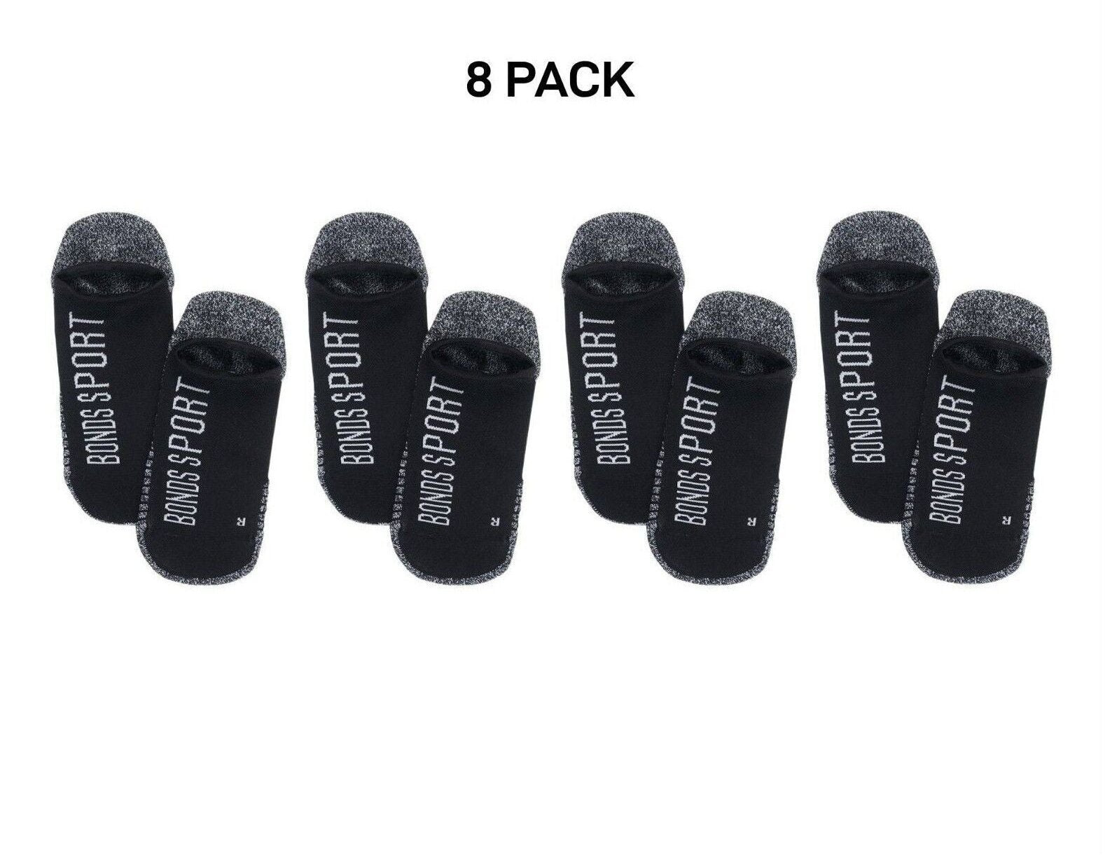 Bonds Womens Sport Tech No Show Socks Absorbing Cushioned Sole 8 Pack LYBL2N
