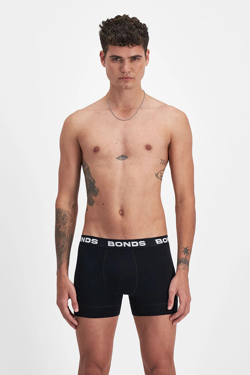 Bonds Mens Total Package Trunk Soft and Breathable Viscose Bamboo 6 Pack MWK83A