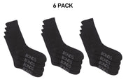 Bonds Mens Very Comfy Crew Socks Comfortable Cushioned Sole 6 Pack SZFP2N