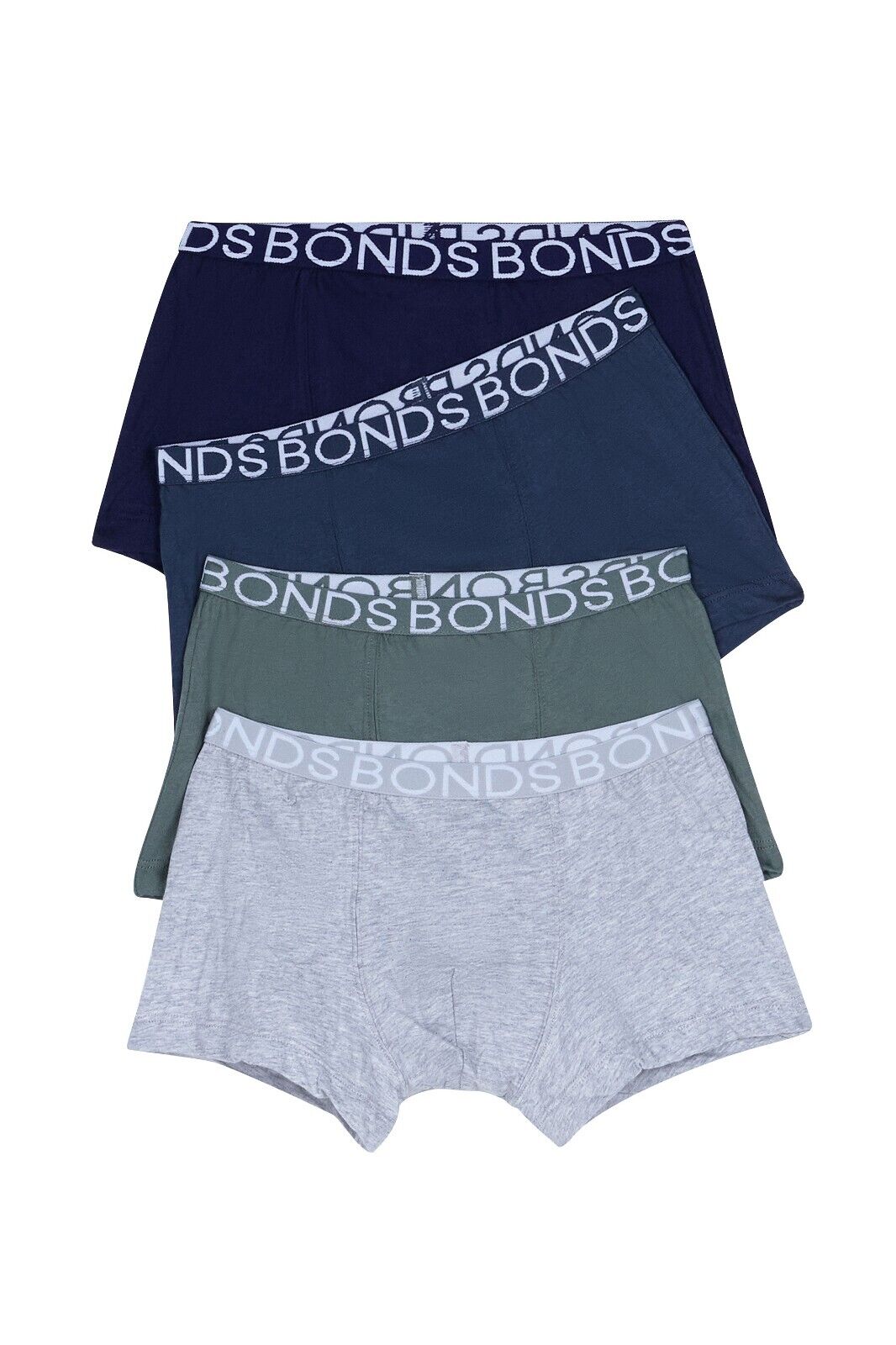 Bonds Boys Trunk Supportive Pouch with Comfy Coverage 4 Pack UWCD4A 09K