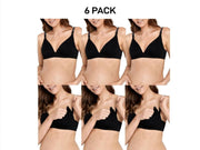 Bonds Womens Original Maternity Wirefree Contour Bra Comfy Coverage 6 Pack YXJ4Y