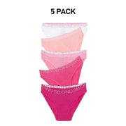 Bonds Girls Bikini Comfy Flexible Coverage Lightweight Breathable 5 Pack UWCE5A