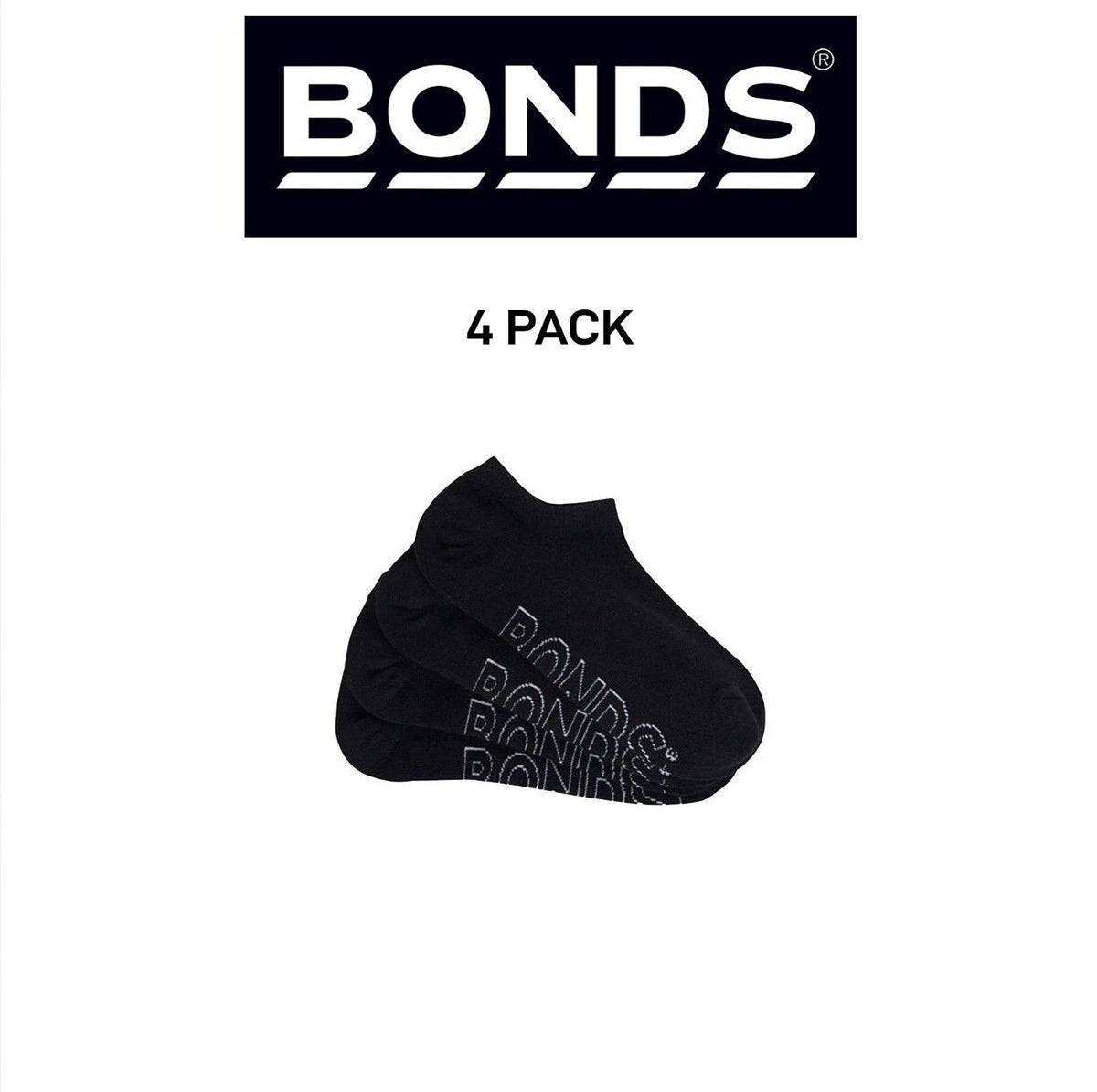 Bonds Womens Lightweight No Show Cotton Mesh Cooling Zone Socks 4 Pack LXPW4N