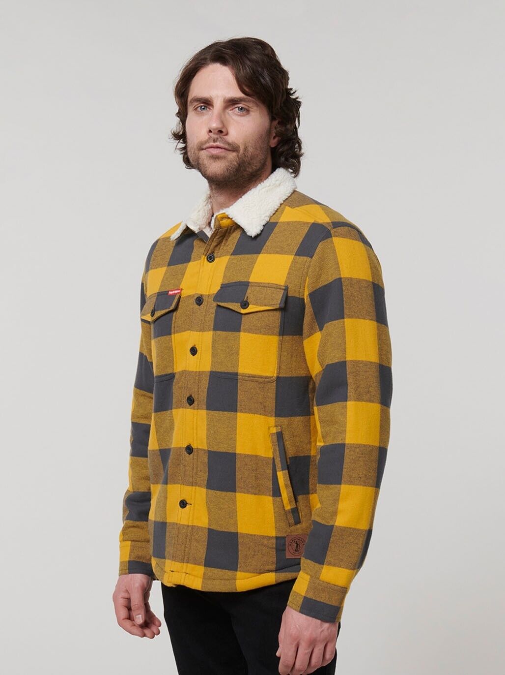 WINTER SALE! Hard Yakka Mens Heritage Trucker Sherpa Warm Work Jacket Y06823