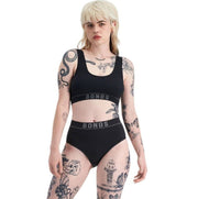 Bonds Womens Retro Rib Hi Hi Bikini Smooth Comfy Stretchable Knit WU8FA