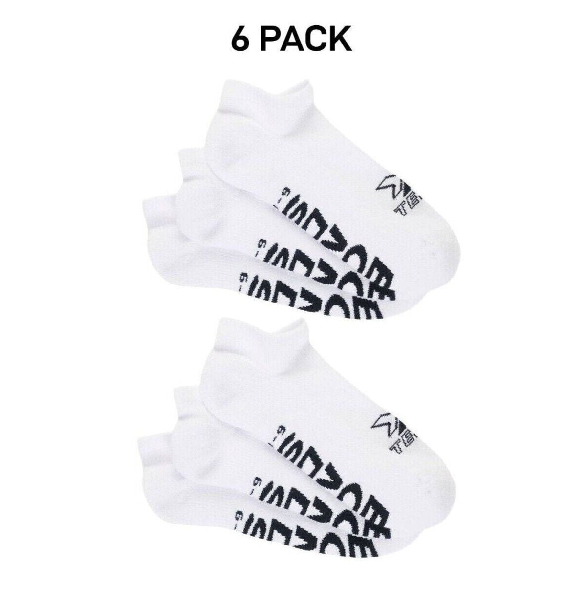Bonds Mens X-Temp Low Cut Socks Dynamic Dual Action Cooling 6 Pack SXX83N