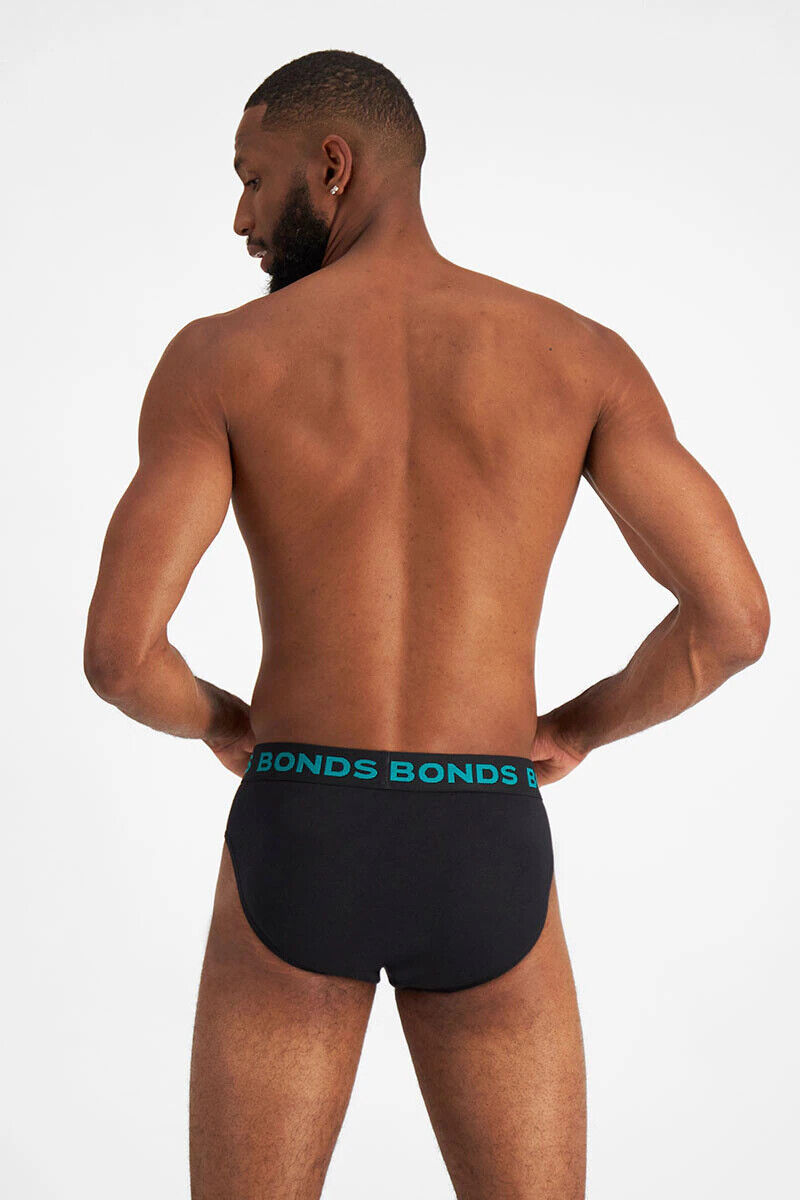 Bonds Mens Hipster Brief Super Soft Branded Elastic Waistband 15 Pack M8DMTX