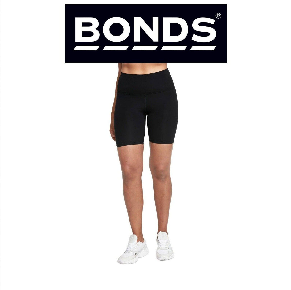 Bonds Womens Sport Bike Short Stretchy Comfortable Dig-Free Fit CTL4I