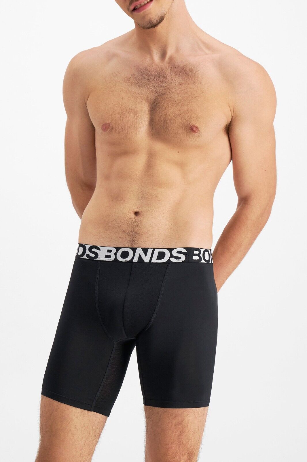 Bonds Mens Active Everyday Long Trunk Lightweight Double-Layer 6 Pack MWR9