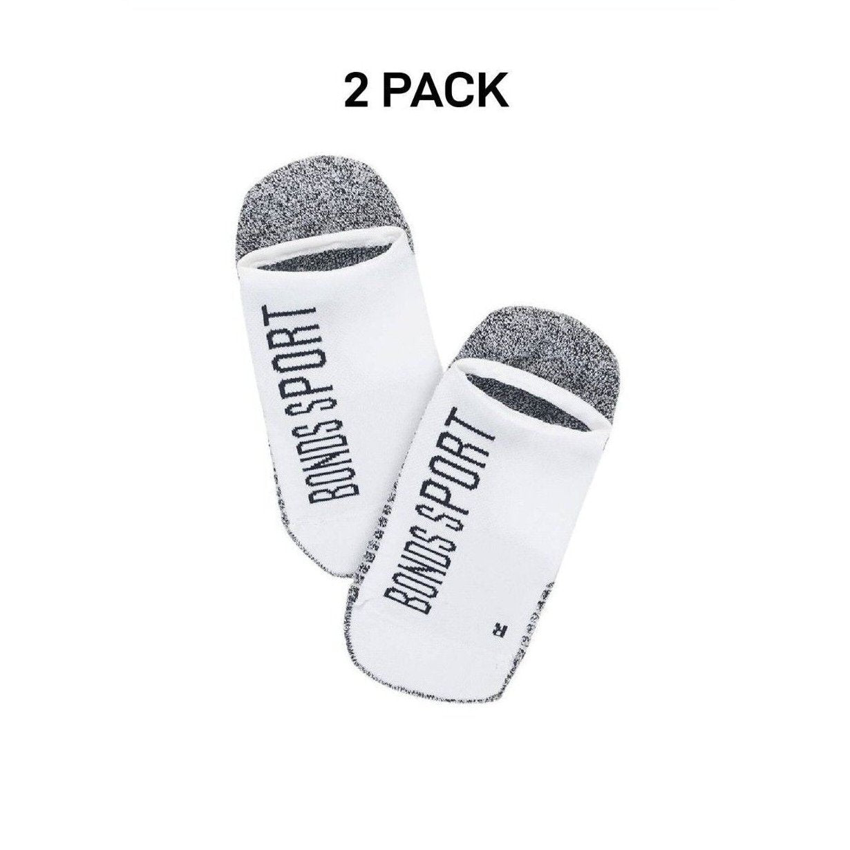 Bonds Womens Sport Tech No Show Socks Absorbing Cushioned Sole 2 Pack LYBL2N