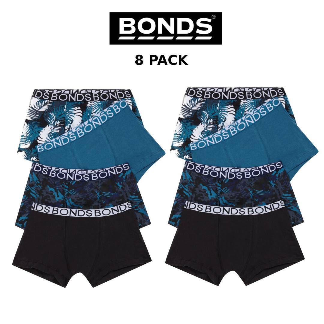 Bonds Boys Trunk Supportive Pouch With Comfy Coverage 8 Pack UWCF4A 1K7