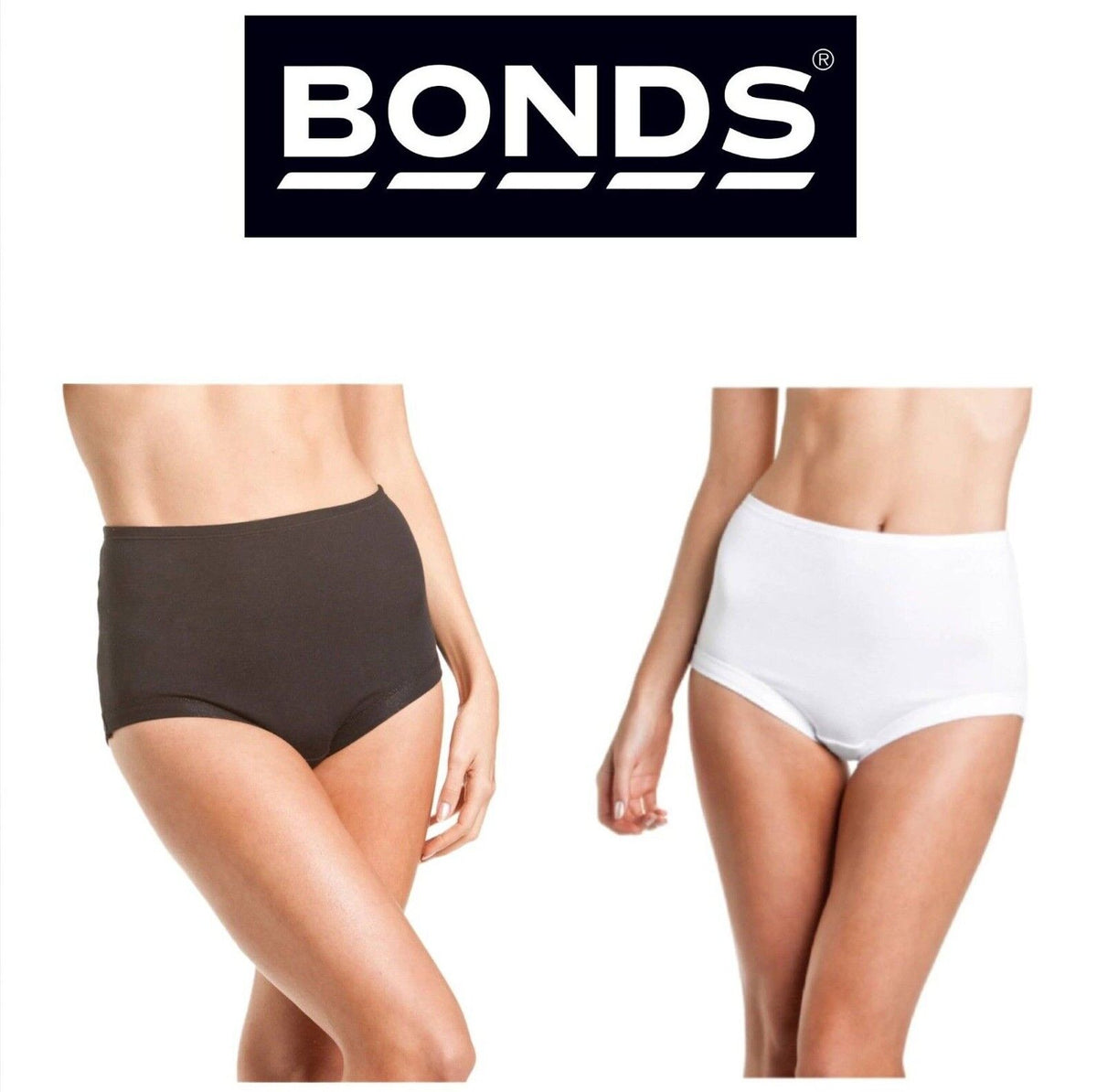 Bonds Womens Cottontails Full Brief With Lycra Comfortable Full Coverage WUFQA