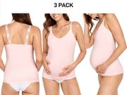 Bonds Womens Originals Maternity Support Singlet Extra Comfort 3 Pack YXF3Y