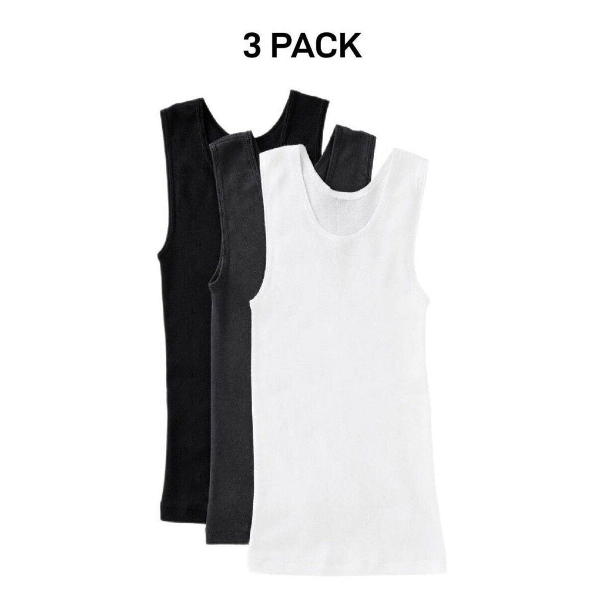 Bonds Boys New Chesty Vest Cotton Singlet Soft Comfort Cotton 3 Pack UYG33A