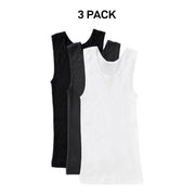 Bonds Boys New Chesty Vest Cotton Singlet Soft Comfort Cotton 3 Pack UYG33A