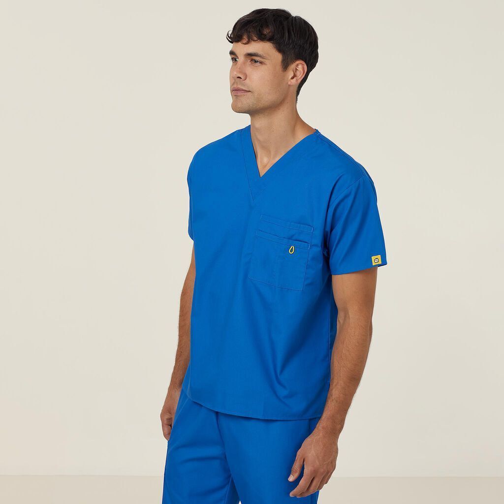 NNT Unisex Wonderwink 4 Pack Origins Pocket V Neck Scrub Top Alpha CATRE4-Collins Clothing Co