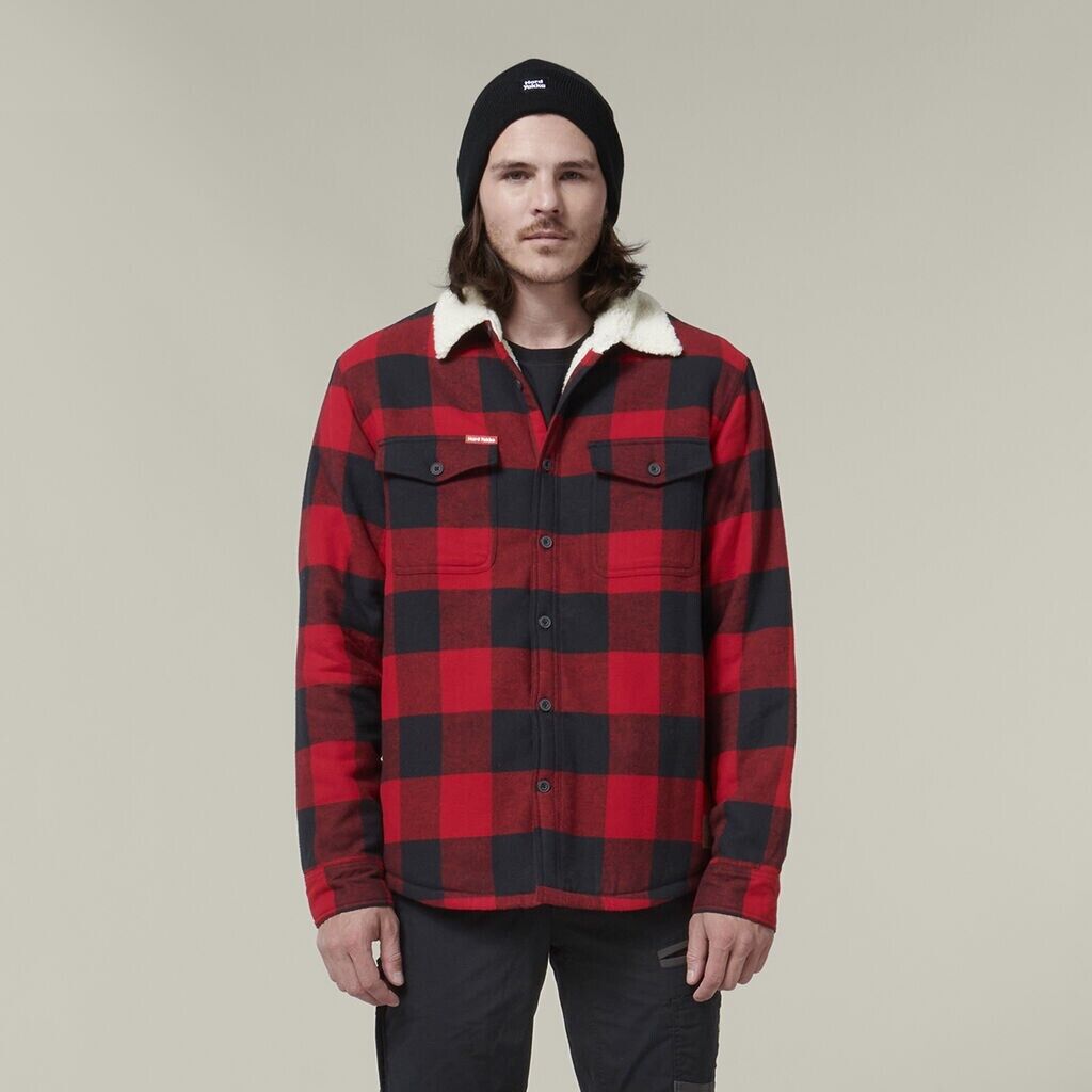 WINTER SALE! Hard Yakka Mens Heritage Trucker Sherpa Warm Work Jacket Y06823