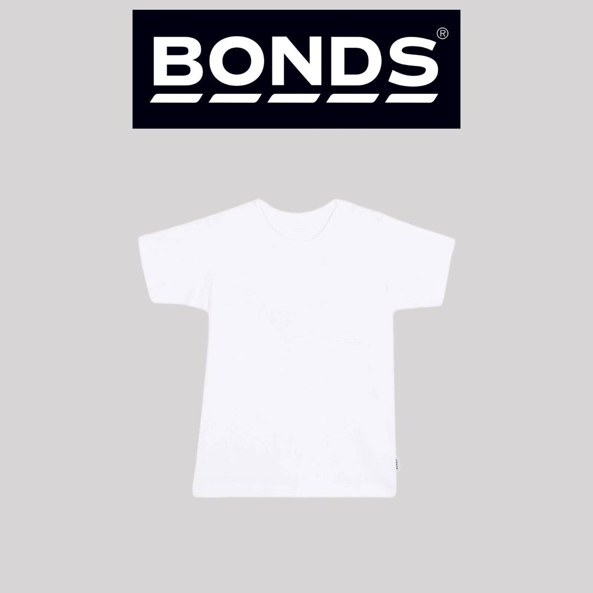 Bonds Kids Next Gen Crew Tee Cotton Shirt Classic Perfect Comfort & Style KVRHK