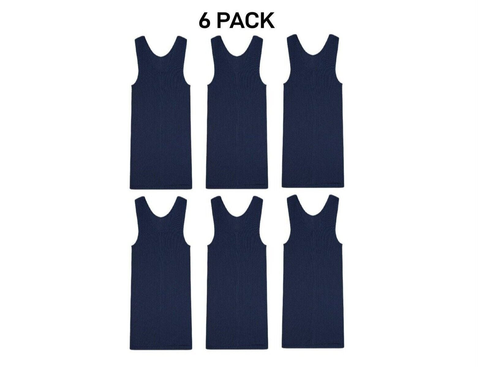 Bonds Mens Chesty Cotton Singlets Underwear Singlet Ribbed Cotton 6 Pack M757P