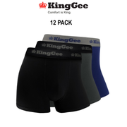 KingGee Bamboo Work Trunks 12 Pack Superior Jocks Comfort Breathable K19005