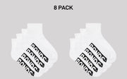 Bonds Kids Logo Cushioned Quarter Crew Sock Thickness & Comfiness 8 Pack RXTW4W