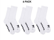Bonds Mens X-Temp Crew Socks Comfy Cushioned Sole Arch Support 6 Pack SXX62N