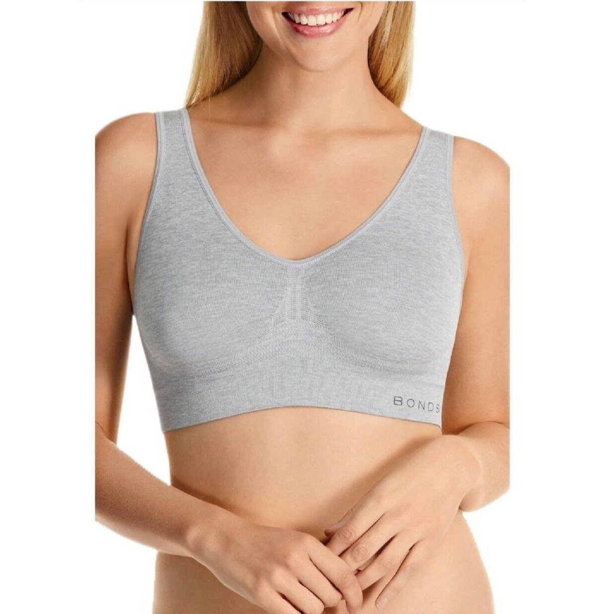 Bonds Womens Comfy Crop Regular Super Soft Flexible Wirefree Bra WVLHY