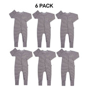 Bonds Baby Wondersuit Two-way Zip Soft Cosy & Stretchable Fabric 6 Pack BZDYM
