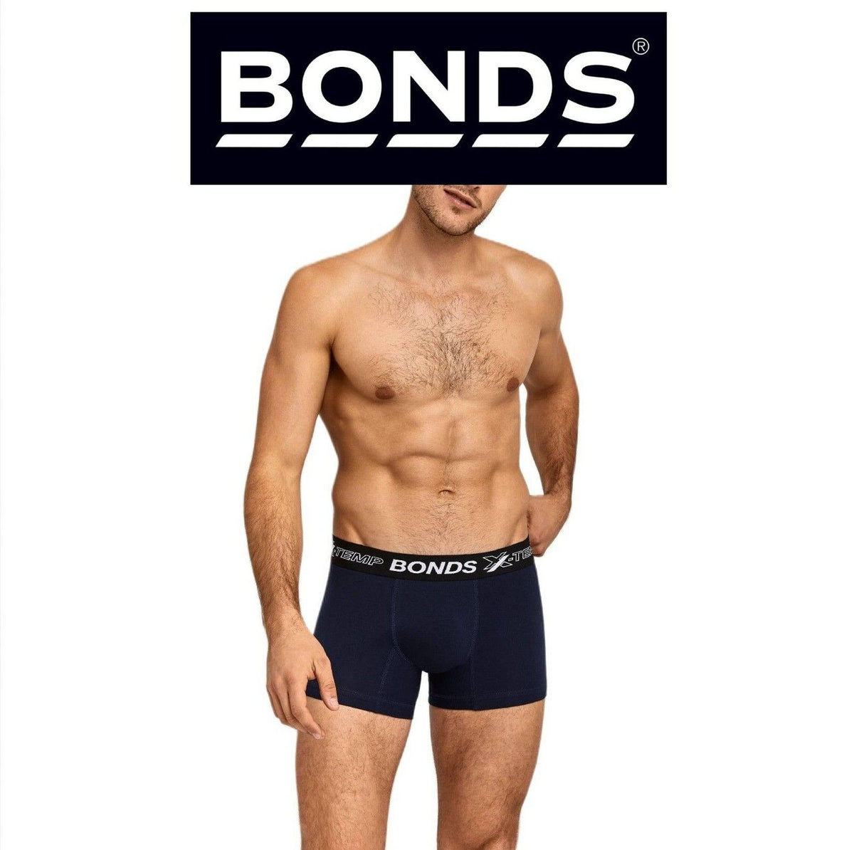 Bonds Mens X-Temp Trunk Flat Stitching Lasting Durability & Comfort MXEJA