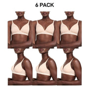 Bonds Womens Originals Wirefree Tee Shirt Bra Soft Smooth & Stretch 6 Pack YXKTY