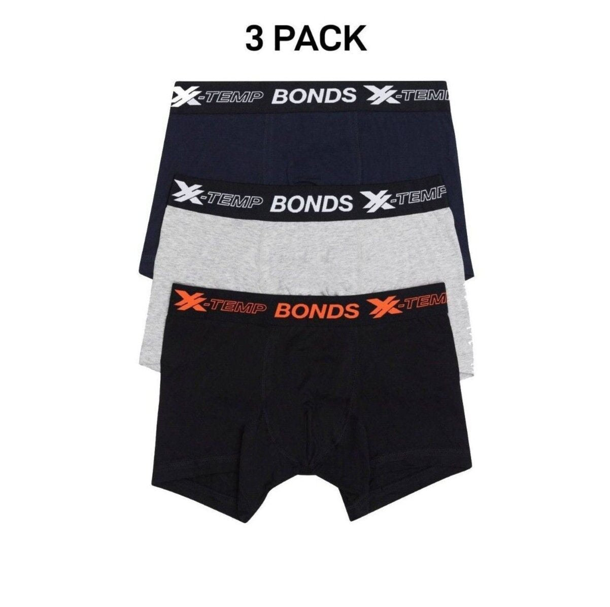 Bonds Mens X-Temp Comfort & Durable Ultimate Everyday Fit 3 Pack MXDW3A
