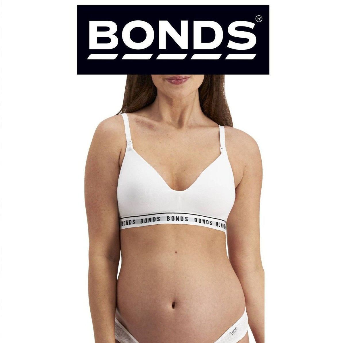 Bonds Womens Maternity Wirefree Contour Bra Comfy and Flattering YWYBY