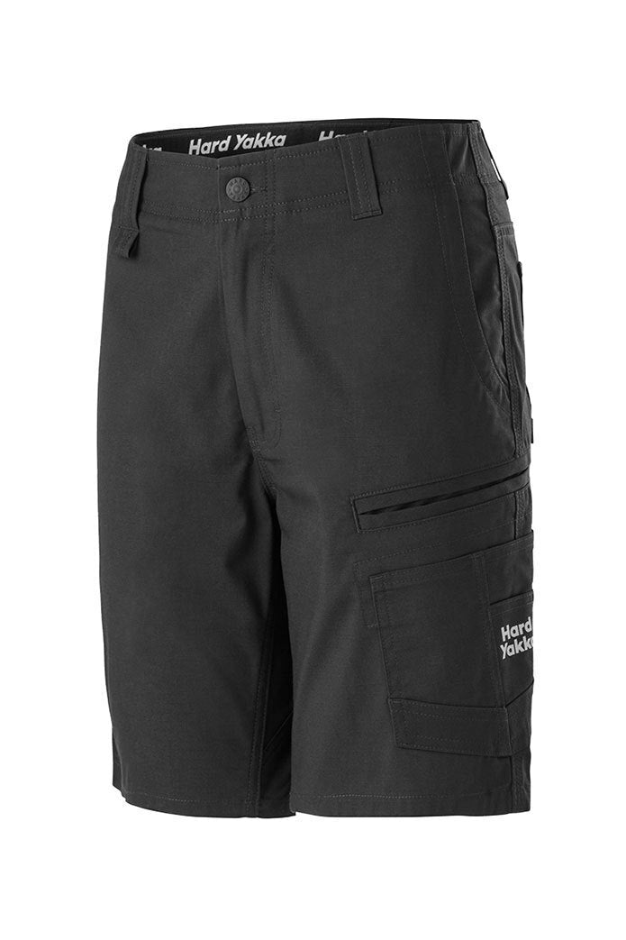 Hard Yakka 2 Pack Raptor Mid Shorts Work Comfortable Cargo Tough Flexible Y08228