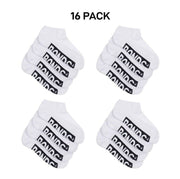 Bonds Kids Logo Cushioned Low Cut Socks Cotton Comfy Cushioning 16 Pack RXTV4W