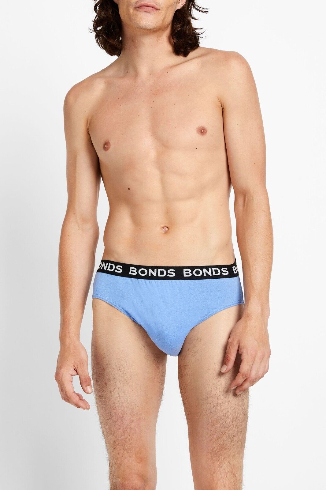 Bonds Mens Basic Hipster Briefs Cotton Stretchable Tailored Fit 4 Pack M38DM4