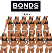Bonds Womens Hipster Bikini Soft Cotton Low Rise Stretchy Waist 12 Pack WUFNA
