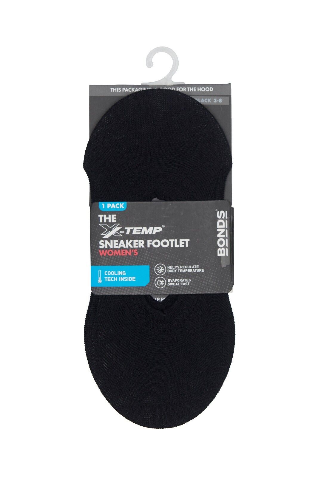 Bonds Womens Sheer Relief Cushioned Footlet Wicks Moisture 20 Pack L64711