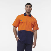 KingGee Men Workcool Vented Spliced Short Sleeve Shirt K54008-Collins Clothing Co