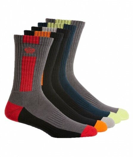 FATHER'S DAY SALE! KingGee Mens Crew 5 Pack Padded Footbed Work Socks K09035