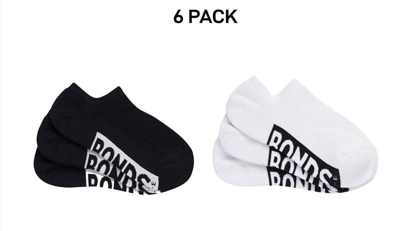 Bonds Womens Cushioned No Show Socks Extra Comfort and Smooth Toe 6 Pack LXPX3N