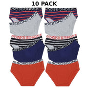Bonds Boys Brief Soft Stretchable Comfortable Contoured Fit 10 Pack UWNU5A X79
