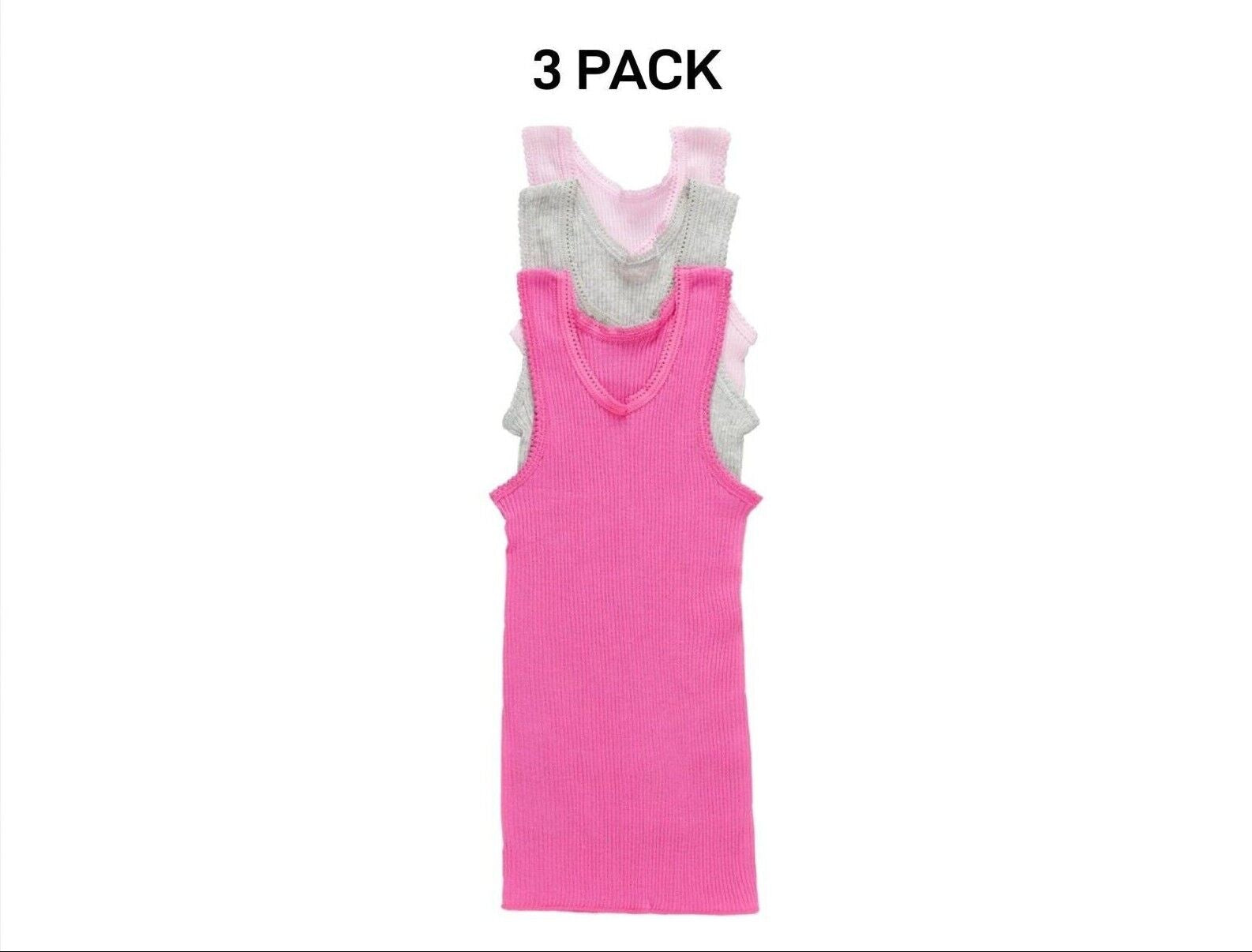 Bonds Baby Vest Ribbed Warmth Singlets Comfy Side Seamfree 3 Pack BXHNT