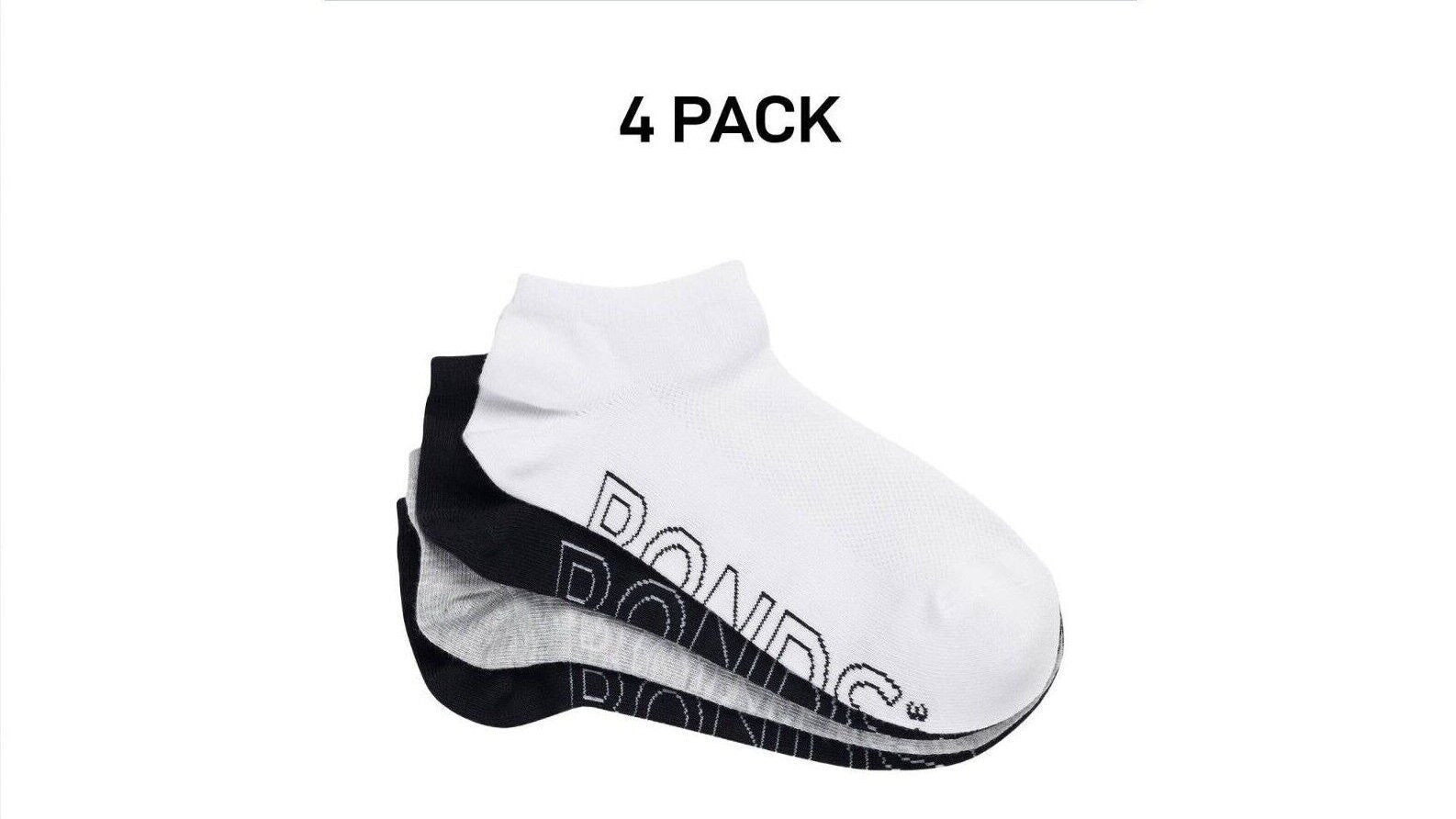 Bonds Womens Lightweight Low Cut Smooth Comfy Stay-Put Fit Socks 4 Pack LXPV4N