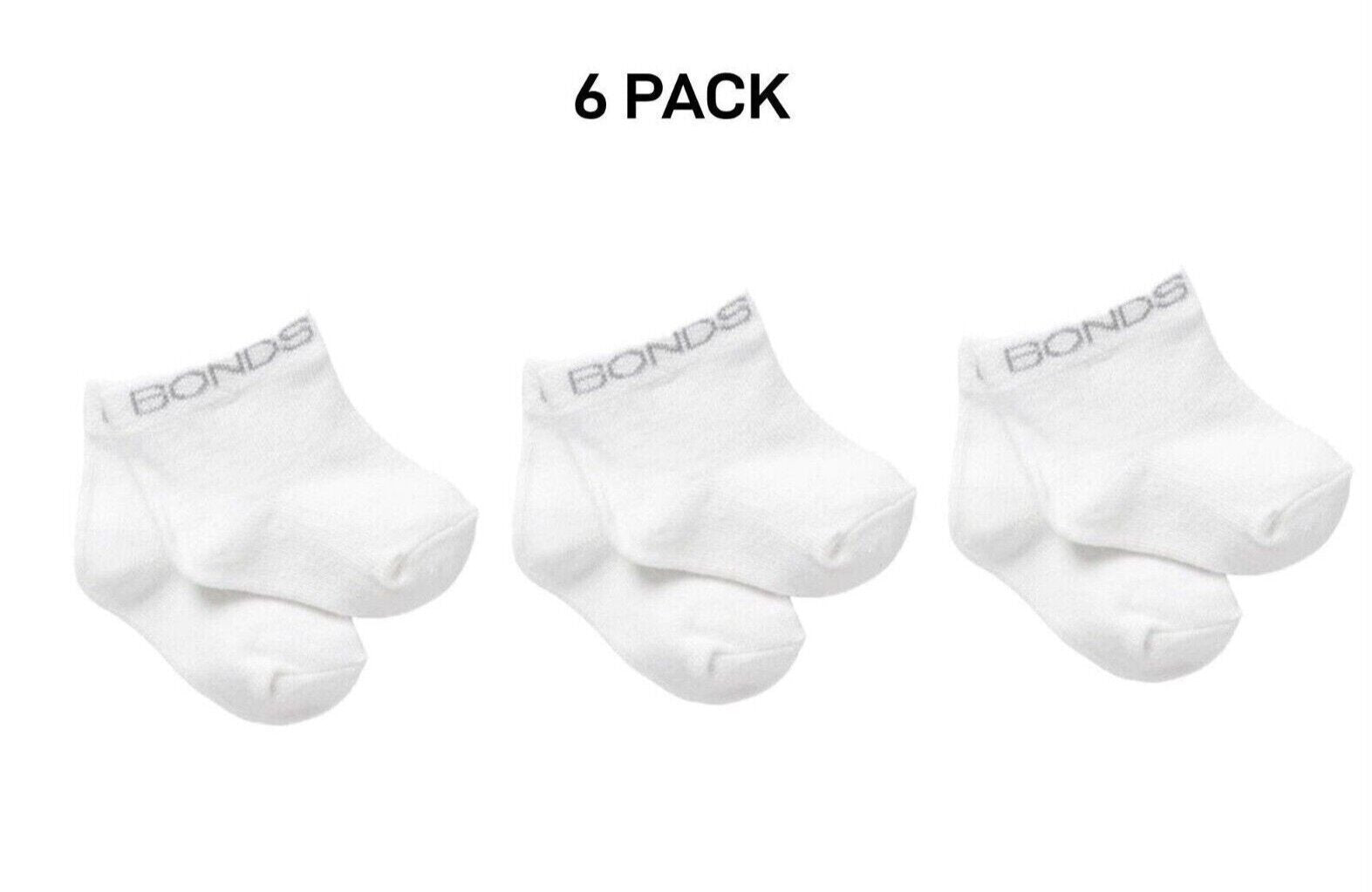 Bonds Baby Classics Bootee Comfortable Soft Natural Cotton 6 Pack RYY92N