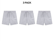 Bonds Kids Tech Sweats Short Lightweight Soft Rib Waistband Sporty 3 Pack KVQPK
