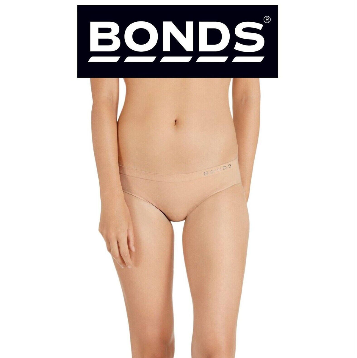 Bonds Womens Seamless Bikini Stretchy Trims Smooth Finish Brief WWGDA