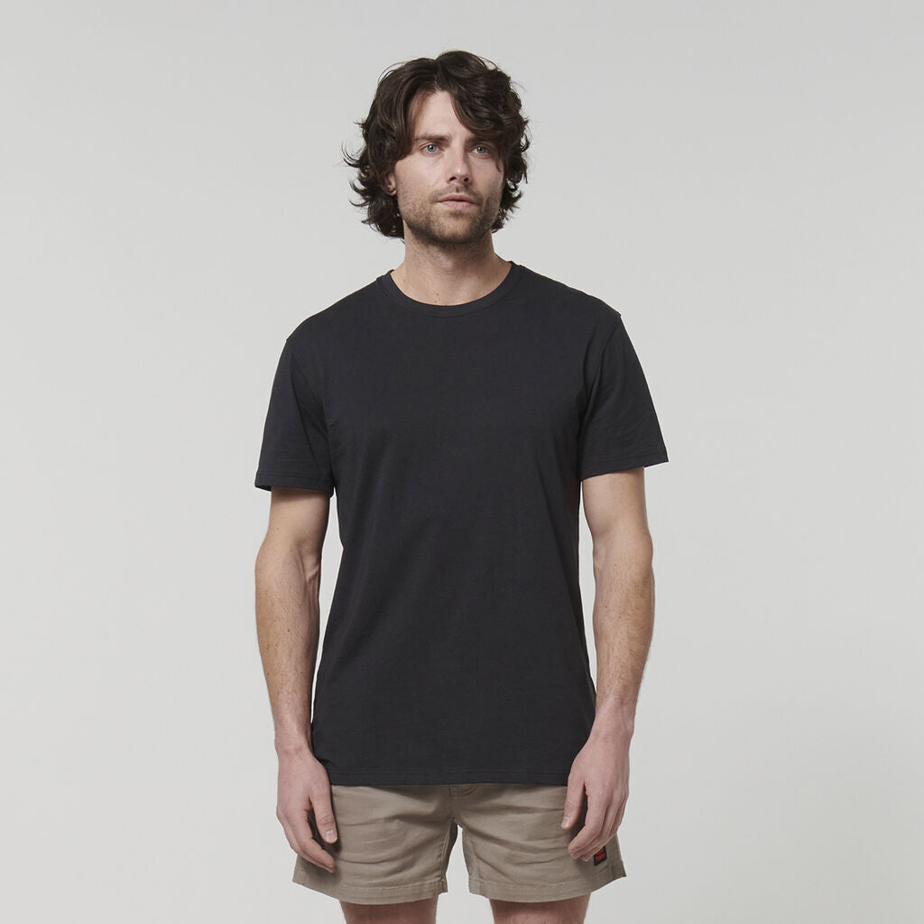 FATHER'S DAY SALE! Hard Yakka Mens Cotton Crew Neck Short Sleeve Core Tee Y19251